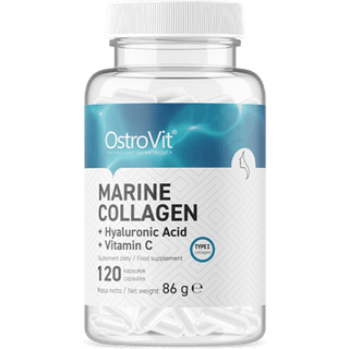 Marinekollagen, hyaluronsyre og C-vitamin (120 tabletter)