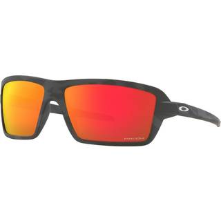 Oakley Mand OO9129 CABLES 912904 Solbriller O_matter Sort Rød Firkantet Normal Prizm