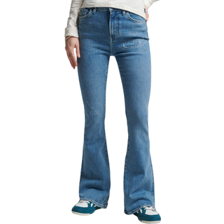 Superdry Tætsiddende jeans med svaj og høj talje