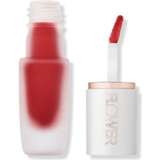 Flower Beauty af Drew Barrymore Perfect Pout Lip Color - Soft Matte Finish - Liquid Lipstick - Comfortable + Lightweight Feel (Icon)