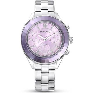 Octea Lux Sport Uhr, Schweizer Produktion, Metallarmband, Violett, Edelstahl