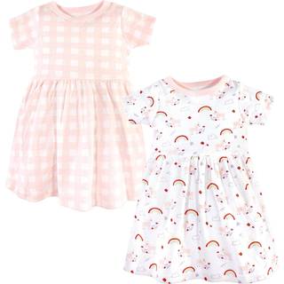 Luvable Friends Baby Girls 'Cotton Dress Unicorn 0-3 m?neder