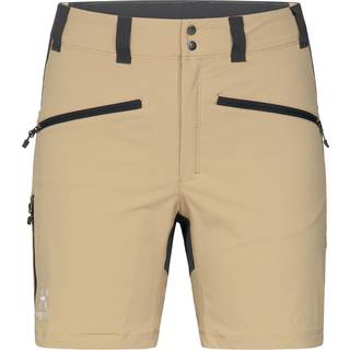 Haglöfs Women's Mid Standard Shorts Sand/Magnetite, 46