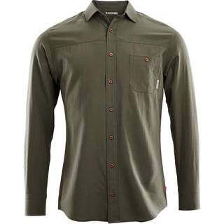 Aclima LeisureWool Woven Wool Shirt Man Ranger Green, S