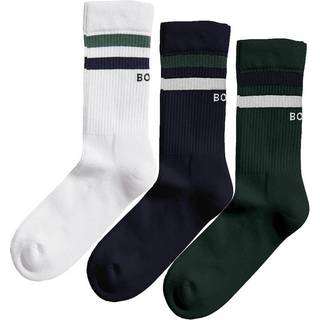Björn Borg Core Crew Socks 3-pack Grøn, 36-40