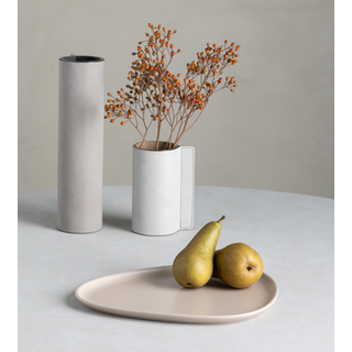 LIND DNA Curve Stoneware tallerken 26x30 cm Sand