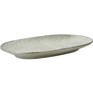 Da&#39;Core Serveringsfad oval 31x17,5 cm blank stone