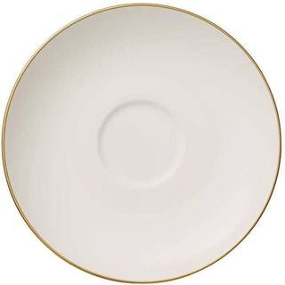 Villeroy & Boch Anmut Gold Underkop Til Kaffe Og Te - Kagetallerken & Desserttallerken Benporcelæn Hvid - 1046531280