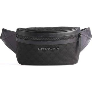 Emporio Armani Omnia Jacquard Bæltetaske sort