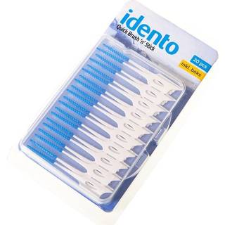 Idento Quick Brush´n´stick inkl. Travelboks (Blå)   20 stk.