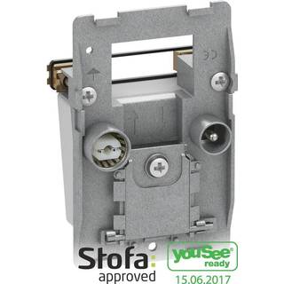 LK FUGA antenneudtag TV og R sløjfedåse T2 TD263E 1½ modul, uden afdækning