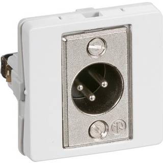 LK FUGA® audioudtag XLR 3-pol han T1 1 stik hvid
