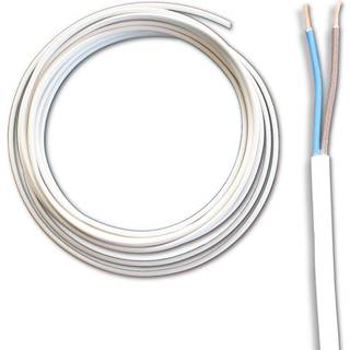 Lampeledning flad 2x0,75mm2 | 5m