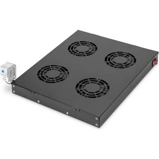 DIGITUS DN-19 FAN-4-HO-SW Ventilation Unit for variable 483 mm (19") installation
