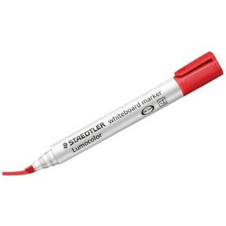 10 x Staedtler Lumocolor 351B whiteboardmarker 2-5mm rød