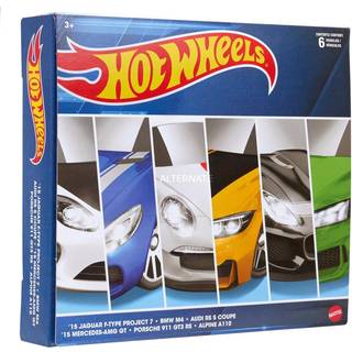 Hot Wheels tema Multipacks p? 6 leget?jsbiler 1:64 Skala Autentiske decos Popul?re castings Rulling Wheels Gave til b?rn 3 ?r og op & opsamlere