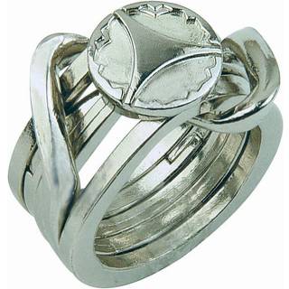Bepuzzled | Ring Hanayama Metal Brainterer Puzzle Mensa -klassificeret niveau 5 for alderen 12 år og opefter
