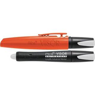 Pica visor permanent marker hvid