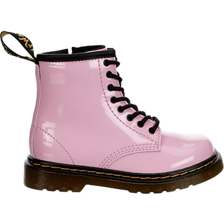 Junior Patent Leather Ankle Støvle, Pale Pink, 34