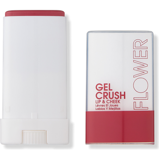 Flower Beauty af Drew Barrymore Lip & Cheek Gel Crush - Cream Blush and Lips Tint In One Portable Multistick - Hydrating Burst of Color - (Blacke