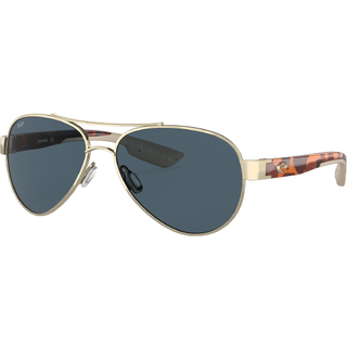 Costa Del Mar Loreto Polarized LR 64 OGP 56 Solbriller Mænd Guld - Gold - 56mm