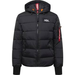 ALPHA INDUSTRIES Herren Steppjacke schwarz unifarben