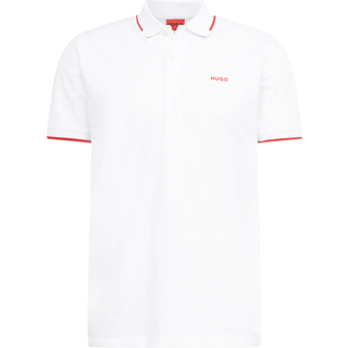 HUGO Herren Polo-Shirt weiß Slim Fit