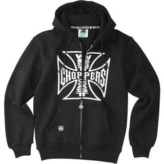 West Coast Choppers OG Logo Zip- Hoodie sort XXL