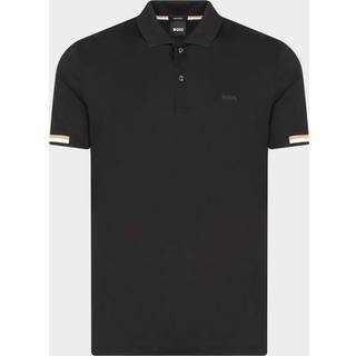 BOSS Parlay 147 Short Sleeved Polo T Shirt Black