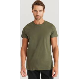 2-pak t-shirt | 100% økologisk bomuld | oliven