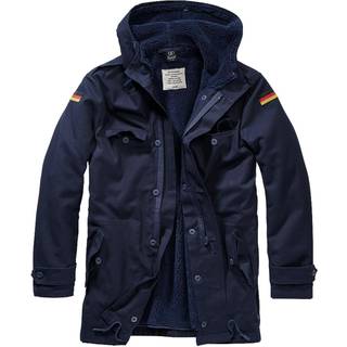 Brandit BW Parka Jakke m. Flag Navy - M