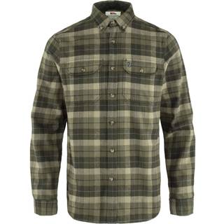 Fjällräven Singi Heavy Flannel Shirt Men-green / deep forest-M