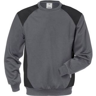 Fristads 131763 Sweatshirt 7148 SHV / Arbejdstrøje Marine/Hi-Vis gul 4XL