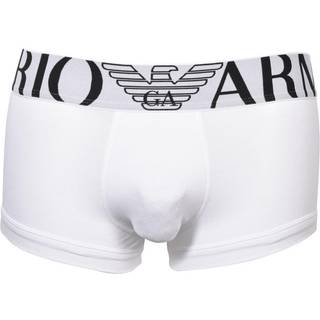 Emporio Armani Stretch Cotton Megalogo Boxer - Black