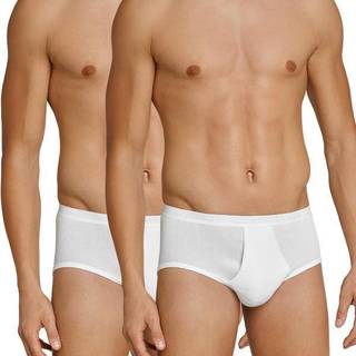 Schiesser Herren Sportslip weiß Reine Baumwolle unifarben