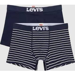 Levis 2-pak Base Stripe Boxer - White/Navy - Small