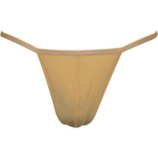 HOM Herren Stringtanga beige Mikrofaser/Funktion unifarben