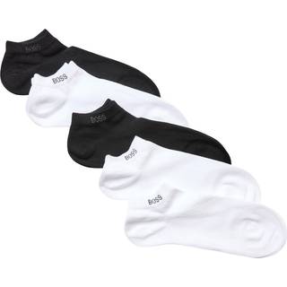 BOSS 5-pak Cotton Blend Ankle Socks - Black/White - Str 39/42