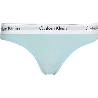 Calvin Klein Modern Cotton Thong - Lightblue - Large