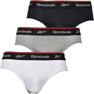 Reebok Herre Wiggins Performance 3-pak Underbukser Sort/Grå Melange/Hvid