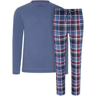 Jockey Night And Day Long Pyjama - Navy/Red - X-Large * Kampagne *