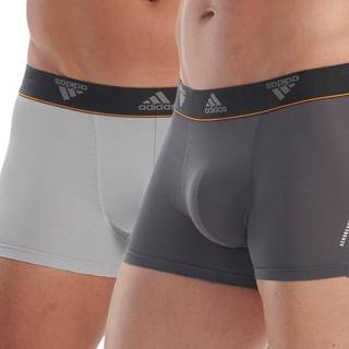 adidas 2-pak Active Micro Flex Vented Trunk - Grey/Turquoise - XX-Large