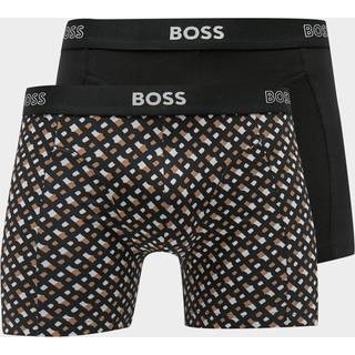 BOSS 2-pak Print Boxer - Brown pattern - Medium