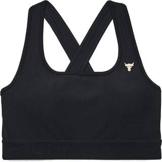 bh Under Armour UA Prjct Rock Bra-BLK 1366004-001 Størrelse S