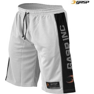 Gasp No1 mesh Træningsshorts White/Black - Medium