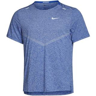 Kortærmet Nike Rise 365 Dri-FIT-løbeoverdel til mænd - blå - XL
