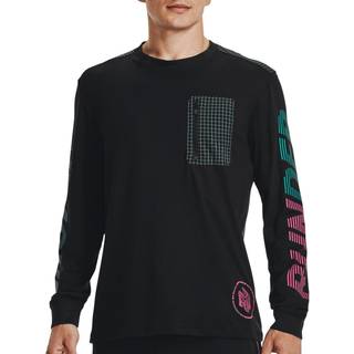 T-shirt Under Armour UA Run Anywhere SS-BLK 1370977-001 Størrelse M