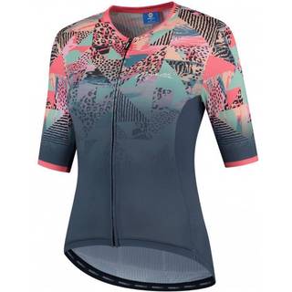 Rogelli Animal Jersey til Kvinder - Sort/Turkis - Størrelse X-Large
