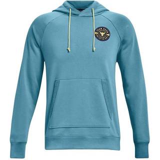Sweatshirt med hætte Under Armour UA Pjt Rck Hvywght Terry HD-BLU 1370453-416 Størrelse S