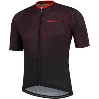 Rogelli Cykeltrøje Weave Jersey SS Sort/Grå